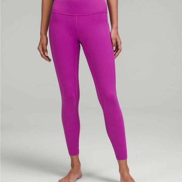 NWT Lululemon Align High-Rise Pant with Pockets 25" Vivid Plum size 14 - Picture 1 of 9
